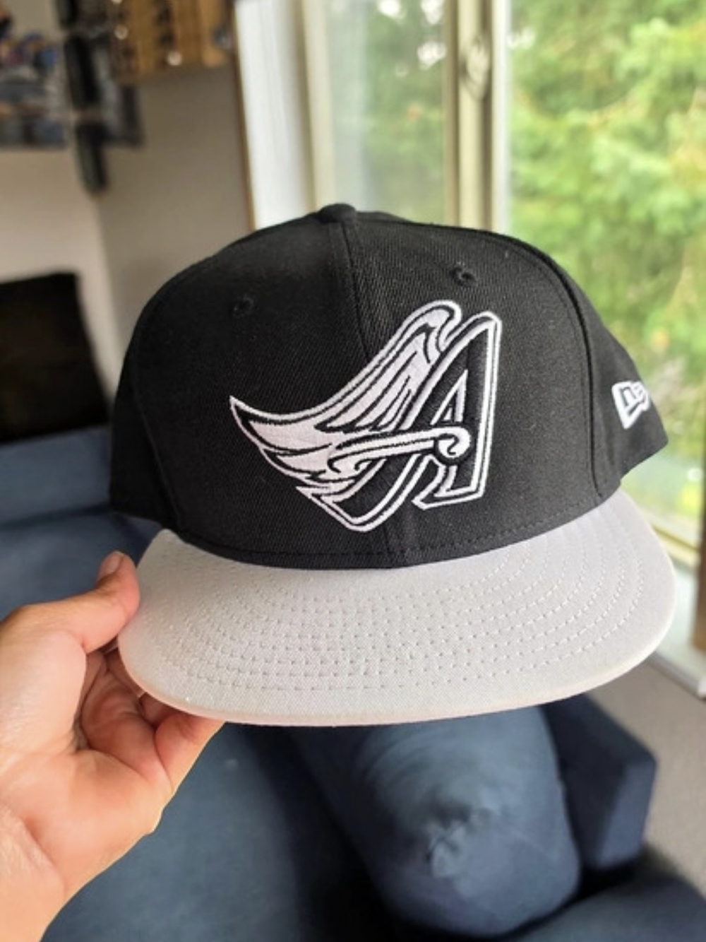 New Era Los Angeles Angels MLB Team Basic 59FIFTY Fitted Hat Fitted Hat Black &